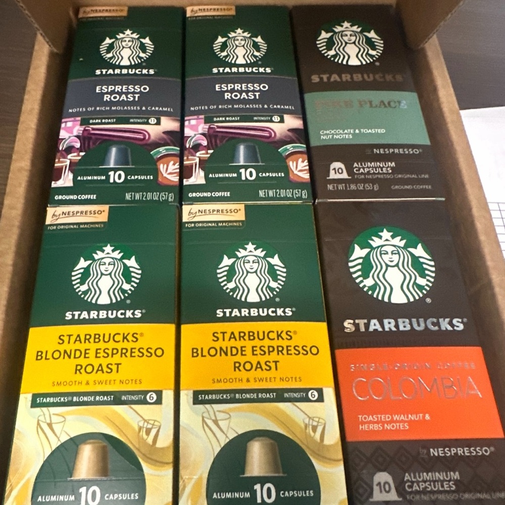 Starbucks Coffee Capsules Nespresso